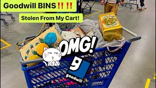 Let’s GO To Goodwill Bins! An Item Stolen From My Cart!  Thrift With Me For Resale! ++HAUL!