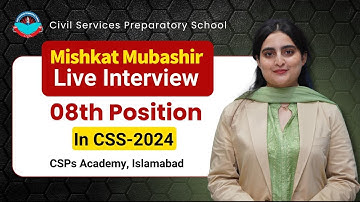 CSS-2024-kwalificatie Mishkat Mubashir (8e positie) deelt haar succesverhaal