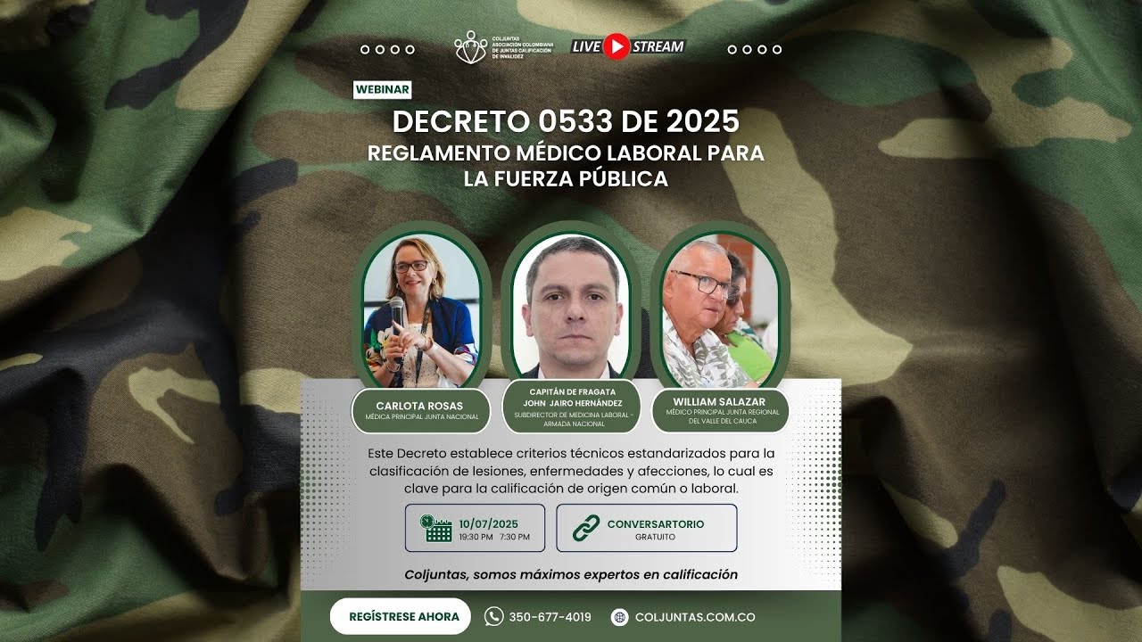 Decreto 0533 de 2025 webinar 10 de julio 7:30 p.m.