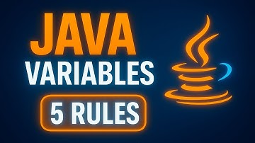 Variables in Java Explained 🔥| 3 Core Components and 5 Important Rules You Must Know