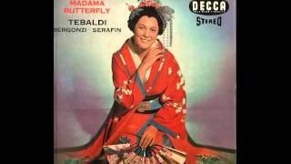 PUCCINI : MADAMA BUTTERFLY: Renata TEBALDI, Carlo BERGNOZI
