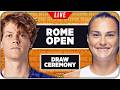 ROME OPEN 2026 Draw Ceremony LIVE Tennis Reaction Stream 