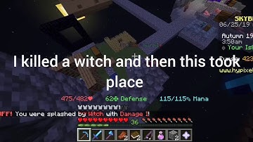 Immortal witch bug on hypixel skyblock!!