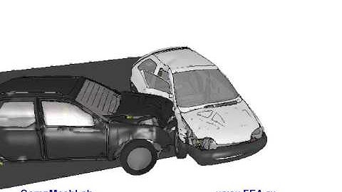 LS-DYNA Finite Element Modeling - Reconstruction of Traffic Incident. Part2