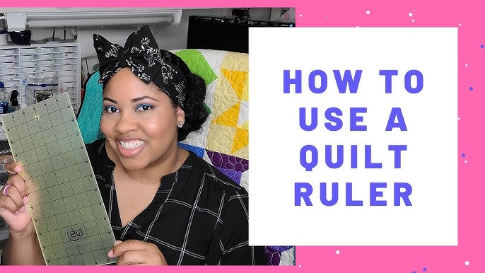 How to Use Quilt Cutting Ruler 