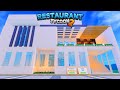 Roblox  how to build a modern minimalist white castle restaurant speedbuild  restaurant tycoon 2