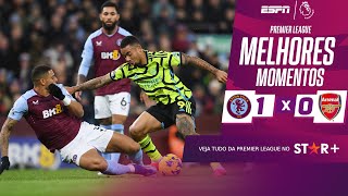 Thumbnail for Gabriel Jesus e Martinelli param em Dibu Martínez e Diego Carlos em DERROTA do Arsenal para Villa