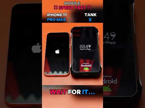 🤯 IPHONE 17 PRO MAX VS TANK X SPEED TEST!! thumbnail
