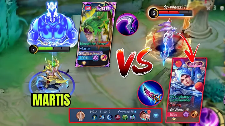 MARTIS VS ZILONG IN RANKS ZILONG RECALL WHO’S WIN? #mobilelegends #martis