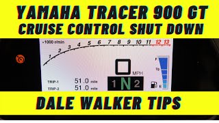 Yamaha Tracer 900 Cruise Control Shut Down Problem, Tips Dale Walker Holeshot.