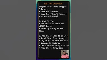 Inzicht in kostenoptimalisatie, een kernpijler van AWS Well-Architected.