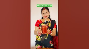 watermelon Juice 🍉 #shorts #cooking #summerdrink #juice #youtubeshorts #watermelon