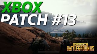 PlayerUnknown's Battlegrounds Patch #13 (Xbox One) Details!!