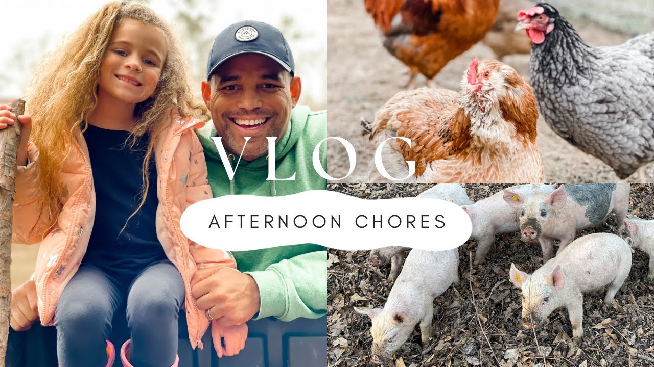 Daddy and Daughter Day on the Farm | Kids on the Homestead - YouTube