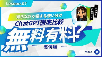 【まずは無料から】ChatGPT無料版・有料版の違いを実践比較｜実例で分かる機能の違いと使い分けガイド