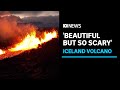 Iceland volcano continues to spew jets of lava into the air | ABC News