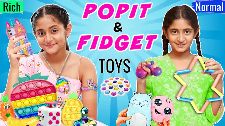 POP IT Vs DIY FIDGET Toys at HOME  | Summer Vacation Activity | MyMissAnand