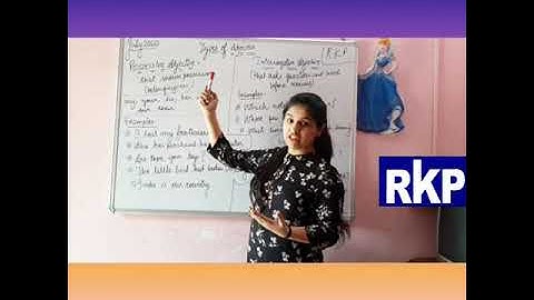 Grade-3 to 5 Subject- English Topic-Adjective Video-2 Part-4 by Ms. Karishma