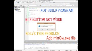 Solve CodeBlocks build and run problem||Compile time error in CodeBlocks || New version||  MinGW.exe