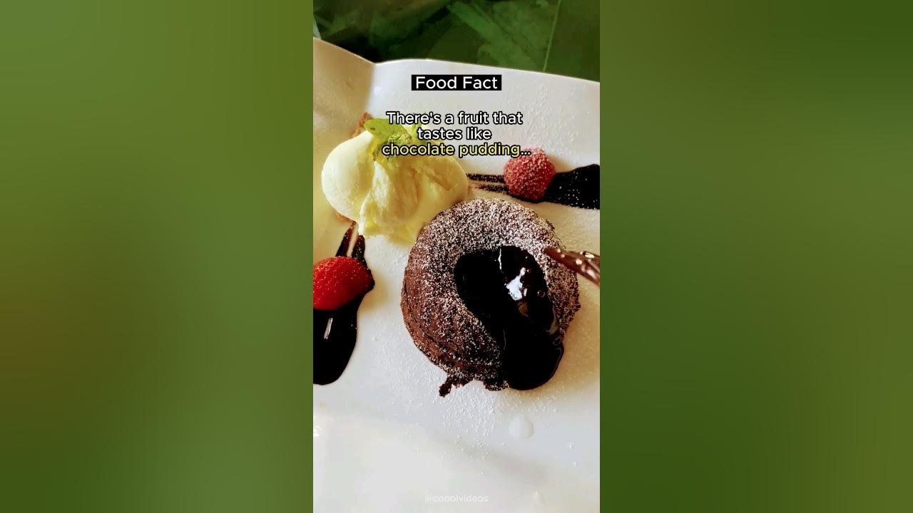 There s a fruit that tastes like chocolate pudding shorts youtube