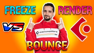 FREEZE vs RENDER vs BOUNCE What should you use? #cubase #tips