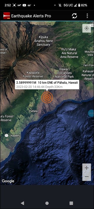 Earthquake pahala hawaii