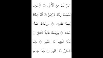 سورة الضحى القارئ ياسر الدوسري