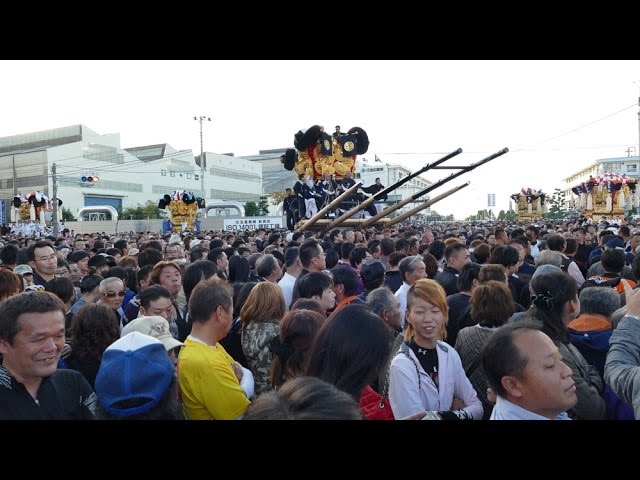 14年10月17日 新居浜太鼓台祭 工場前 西町武装攻撃 Youtube