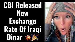 Iraqi Dinar | CBI Released New Exchange Rate Of The IQD | Dinar News Today 2024 | IQD Dinar News