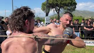 GRANDFATHER vs MMA TOMAHAWK !!! Cool Fight !!