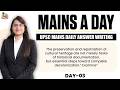 UPSC History Mains Answer Writing | Cultural Heritage & Decolonisation | Mains A Day