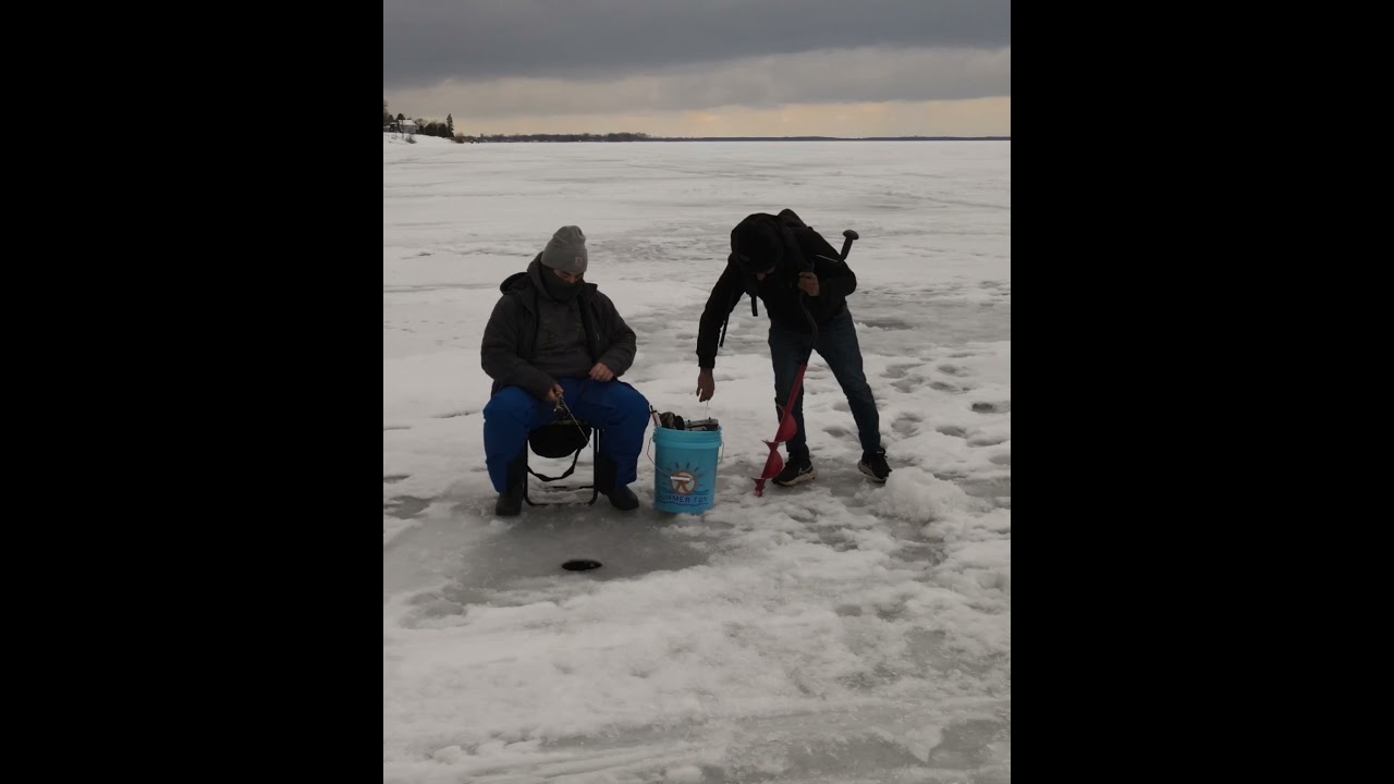 Oneida lake visit for ice fishing Ice fishing Oneida lake, NY _ 02
