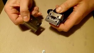 Как заточить ножи машинки для стрижки. How to sharpen knives, clippers?(Очень простой способ как легко и просто заточить ножи машинки для стрижки. ..., 2016-01-11T06:06:00.000Z)