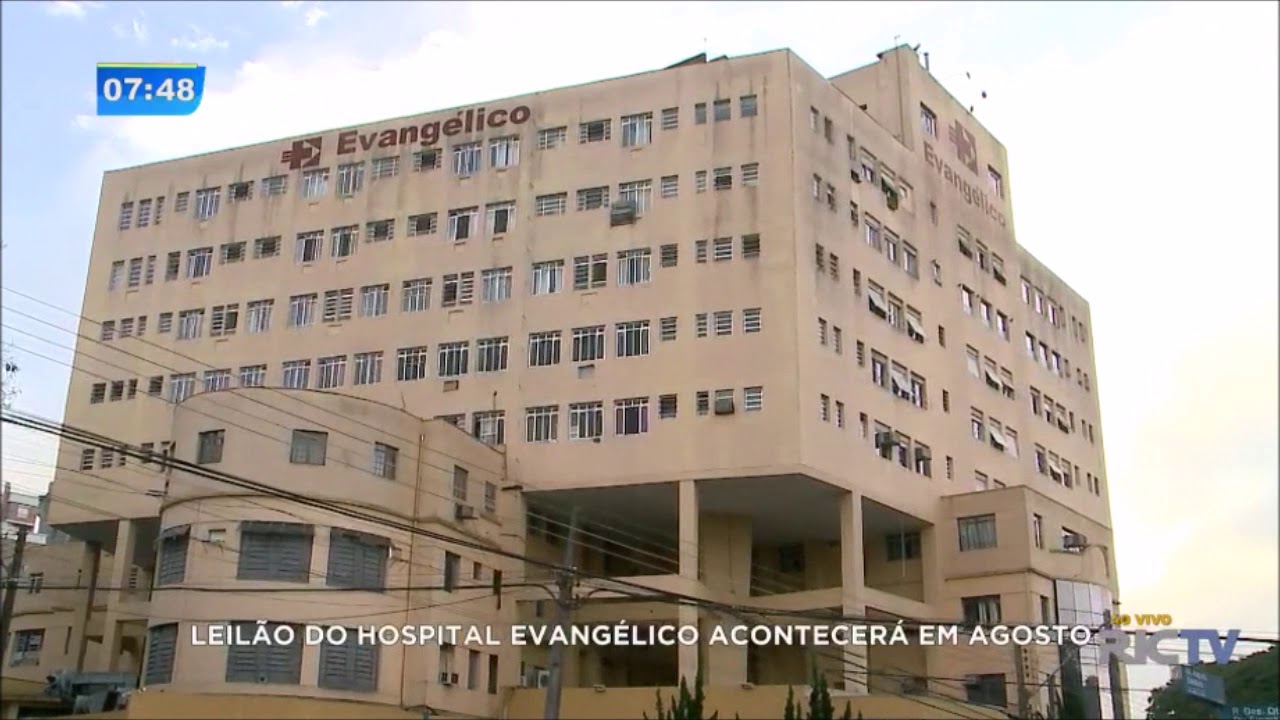 Leilão do Hospital Evangélico é marcado para agosto