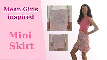 How to Sew an Easy DIY Pencil Skirt/Mini Skirt in 30 Minutes, 2 Variations, Beginner Sewing Tutorial