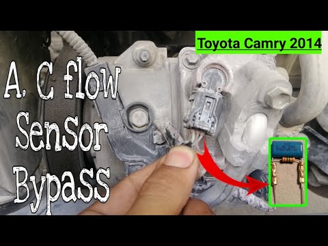 Toyota camry ac compressor  flow sensor bypass and  explained