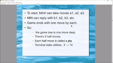 CS461 AI CH05 Lecture:  5.2:  Optimal Decisions in Games