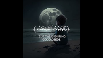قران كريم المال والبنون زينة الحياة الدنيا #قران #قرانكريم #قراني #القران #القران #القران_نور