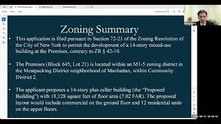 Manhattan CB2 August 13, 2025- Land Use & Housing Committee Meeting
