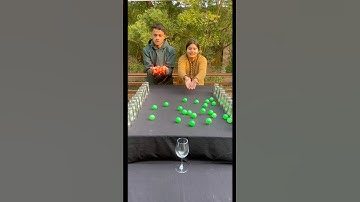 Amazing ball roll funny family challenge ✅#shorts #game