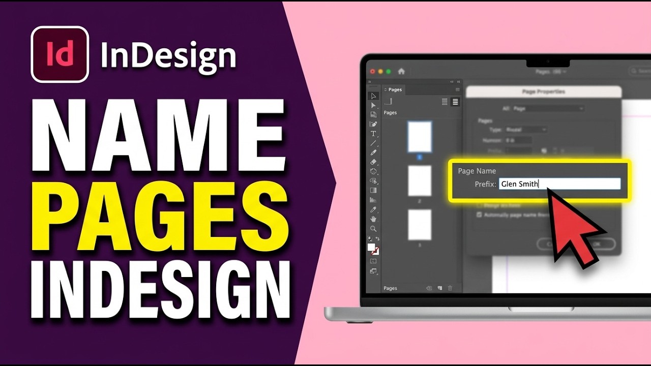 How to Name Pages in Adobe InDesign 2026 (Easy Guide) - YouTube