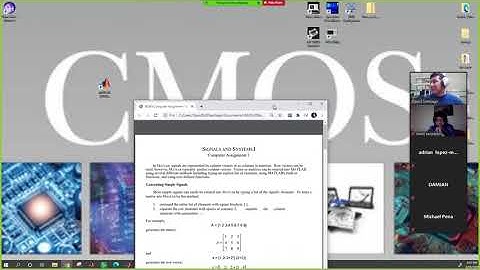 EE360D [F20] 1. First Zoom Call! | Signals and Systems 1 Discussion | UNLV