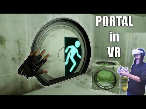 Portal in VR in Half-Life: Alyx VR is Challenging (Mods)