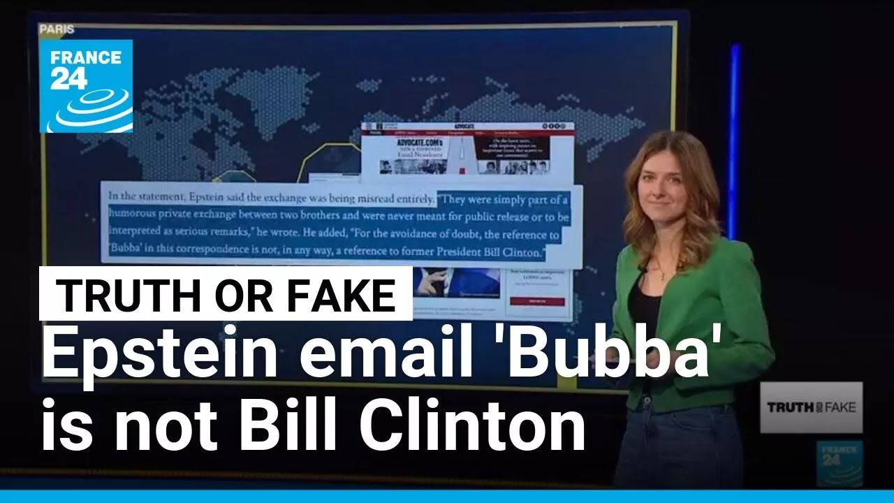 Jeffrey Epstein's brother says the 'Bubba' in viral email is not Bill Clinton • FRANCE 24 English