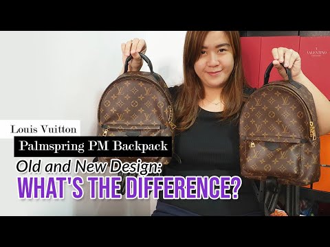 Louis Vuitton Palm Spring Backpacks size comparisons MM $1900 / PM $1650 /  MINI $1590