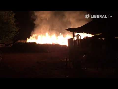 Incêndio atinge ecoponto do Jardim da Paz, em Americana