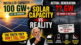 Solar Capacity vs Reality: India’s Hidden Energy Problem #SolarEnergy #India #renewableenergy