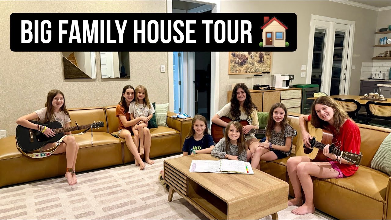 Экскурсия по новому дому для большой семьи! 🏠