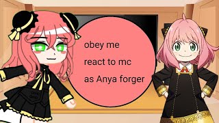 |~| Obey me react to child mc as Anya forger |~| Obey me x spyxfamily |~| 1/2 |~|