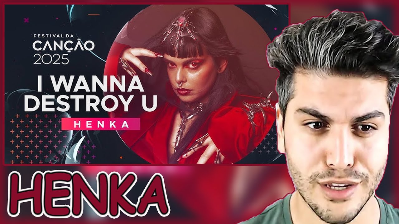 HENKA – I Wanna Destroy U (Lyric Video) | Festival da Canção 2025 REACTION